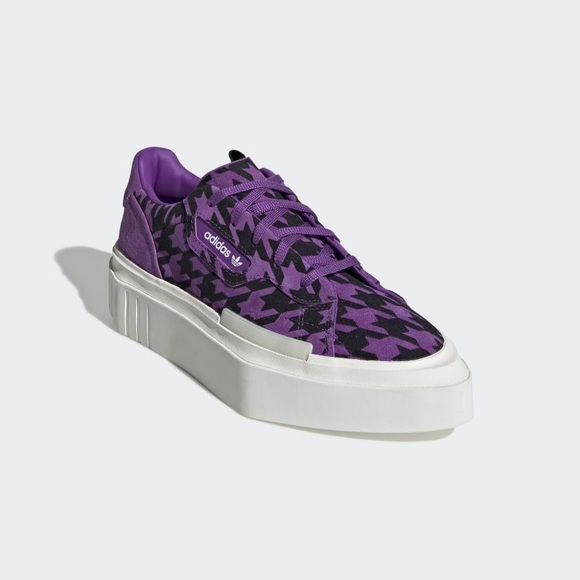 NWT ADIDAS Hypersleek Purple Houndstooth (G54057) - Picture 10 of 16